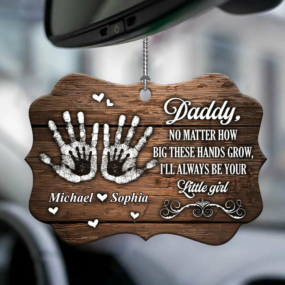 Family Father Gift I Will Always Be Your Little Girl Personalized - Horizontal Ornament - Owl Ohh - Owl Ohh