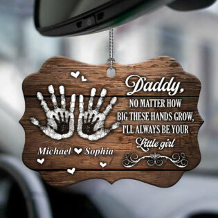 Family Father Gift I Will Always Be Your Little Girl Personalized - Horizontal Ornament - Owl Ohh - Owl Ohh