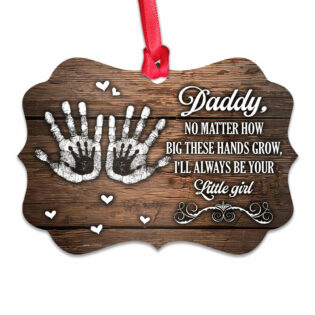Family Father Gift I Will Always Be Your Little Girl Personalized - Horizontal Ornament - Owl Ohh - Owl Ohh