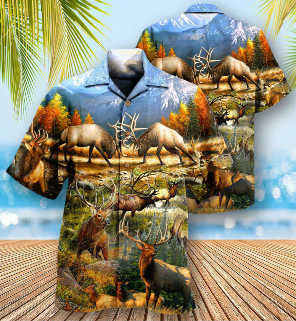 Hunting Love Life Style Mountain - Hawaiian Shirt - Owl Ohh - Owl Ohh
