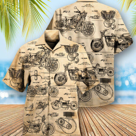 Motorcycle I Search Original Motorcycles - Hawaiian Shirt - Owl Ohh - Owl Ohh
