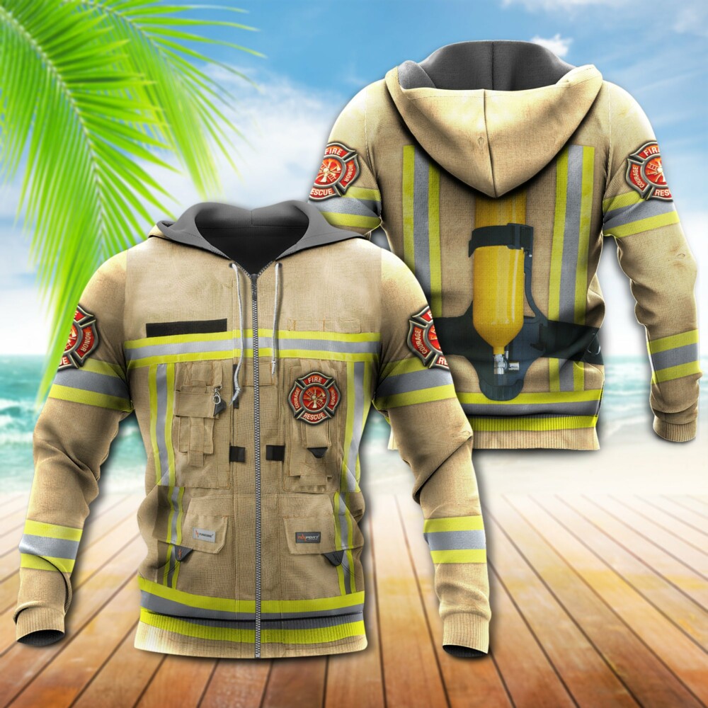 Firefighter Strong Art For Men And Women - Hoodie - Owl Ohh - Owl Ohh