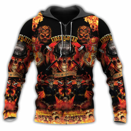 Firefighters On Fire Love Life Good Life - Hoodie - Owl Ohh - Owl Ohh