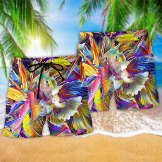 Fish Beautiful Fish Basic Style - Beach Short - Owl Ohh - Owl Ohh