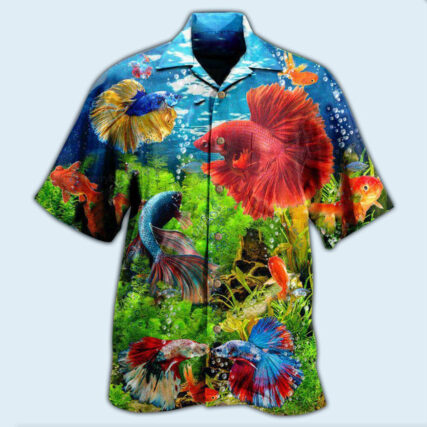 Fish It's Not Just A Hobby It Is My Treasure Aquarium Fresh - Hawaiian Shirt - Owl Ohh - Owl Ohh
