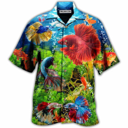 Fish It's Not Just A Hobby It Is My Treasure Aquarium Fresh - Hawaiian Shirt - Owl Ohh - Owl Ohh
