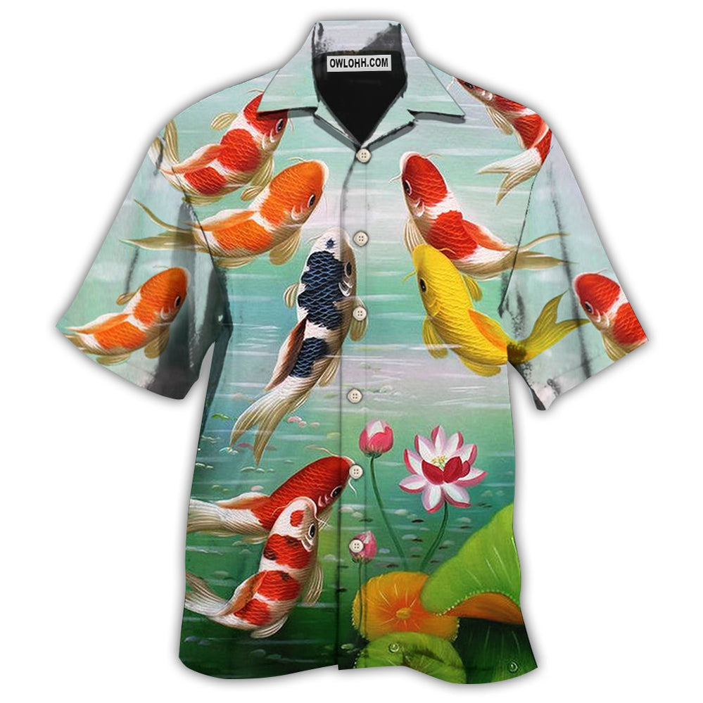 Fish Koi Fish Beautiful Style - Hawaiian Shirt - Owl Ohh - Owl Ohh
