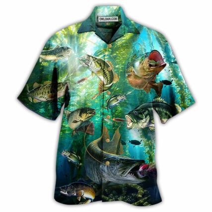 Fishing More Worry Less Blue Ocean - Hawaiian Shirt - Owl Ohh - Owl Ohh