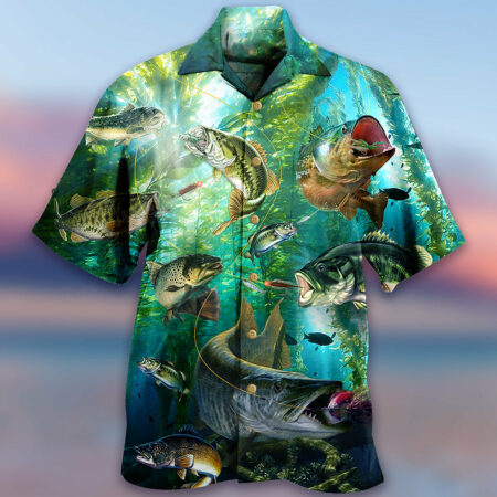 Fishing More Worry Less Blue Ocean - Hawaiian Shirt - Owl Ohh - Owl Ohh