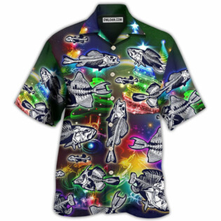 Fishing Lover Amazing Merry Christmas - Hawaiian Shirt - Owl Ohh - Owl Ohh