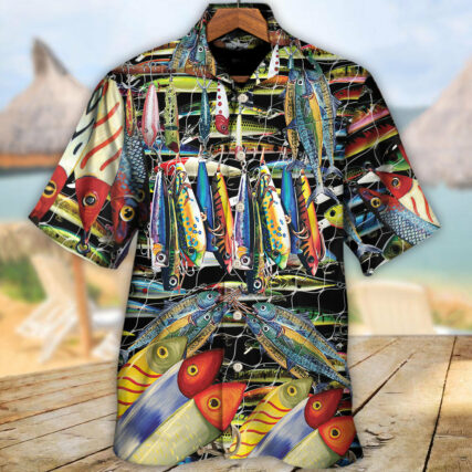 Fishing A Little Bait Catches A Big Fish - Hawaiian Shirt - Owl Ohh for men and women, kids - Owl Ohh
