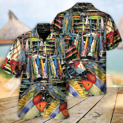 Fishing A Little Bait Catches A Big Fish - Hawaiian Shirt - Owl Ohh for men and women, kids - Owl Ohh