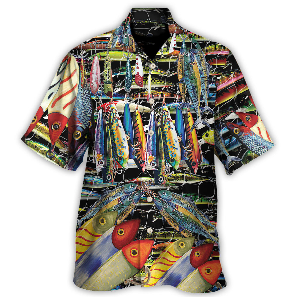 Fishing A Little Bait Catches A Big Fish - Hawaiian Shirt - Owl Ohh for men and women, kids - Owl Ohh