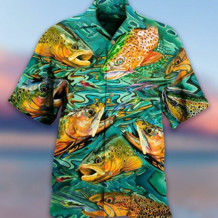 Fishing Fish Lover Water - Hawaiian Shirt - Owl Ohh - Owl Ohh