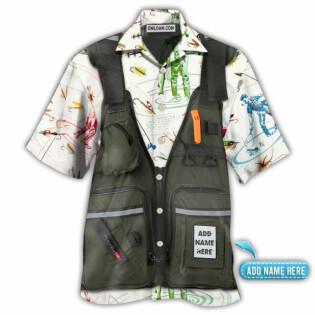 Fishing Fly Fishing Cool Personalized - Hawaiian Shirt - Owl Ohh - Owl Ohh