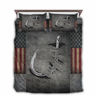 Fishing Hook Metal America - Bedding Cover - Owl Ohh - Owl Ohh