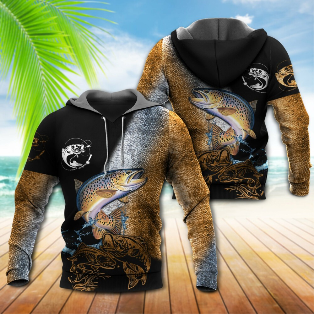 Fishing Is My Favorite Black Hood - Hoodie - Owl Ohh - Owl Ohh