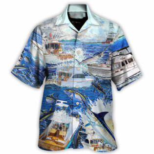 Fishing Is My Game Cool - Hawaiian Shirt - Owl Ohh for men and women, kids - Owl Ohh