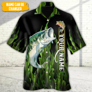 Fishing Largemouth Bass Fishing Personalized - Hawaiian Shirt - Owl Ohh - Owl Ohh
