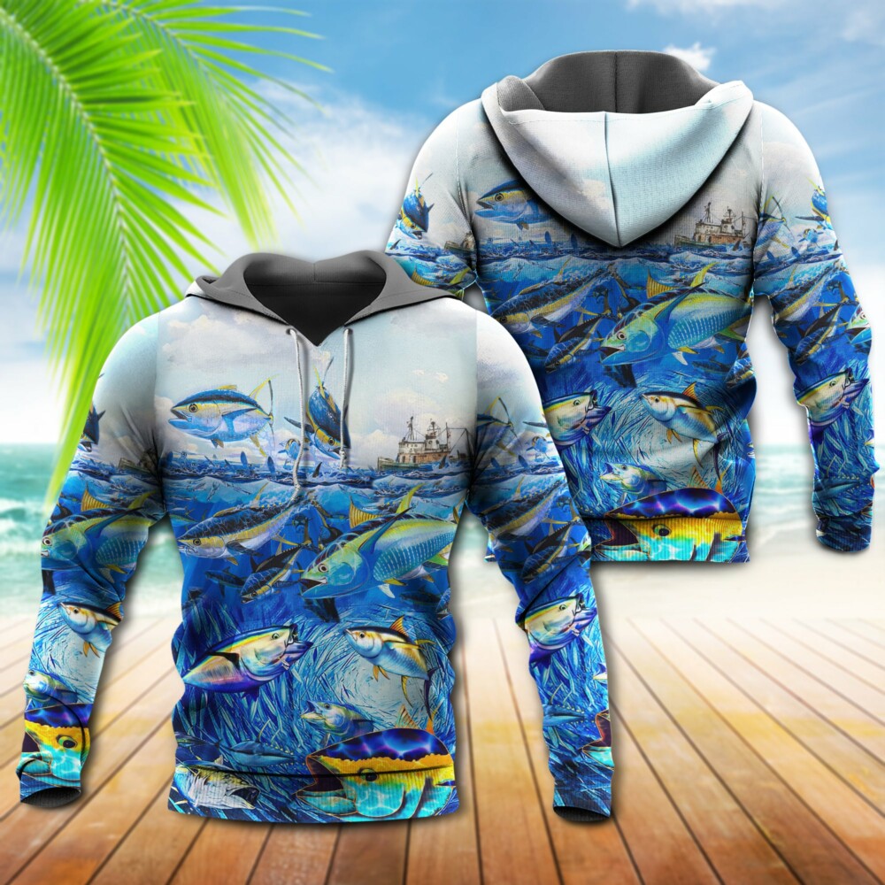 Fishing Love Fish Love Ocean - Hoodie - Owl Ohh - Owl Ohh