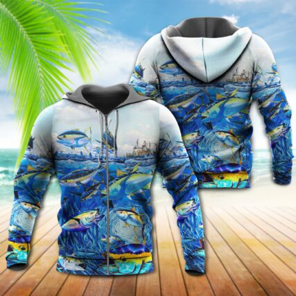 Fishing Love Fish Love Ocean - Hoodie - Owl Ohh - Owl Ohh