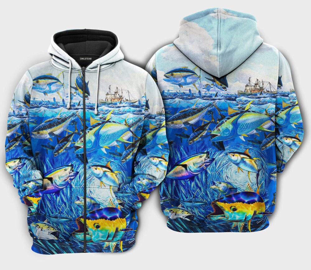 Fishing Love Fish Love Ocean Limited Edition - Hoodie - HOOD03NGC140921