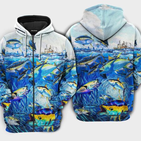 Fishing Love Fish Love Ocean Limited Edition - Hoodie - HOOD03NGC140921