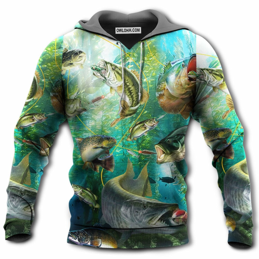 Fishing More Worry Less Fresh - Hoodie - Owl Ohh - Owl Ohh