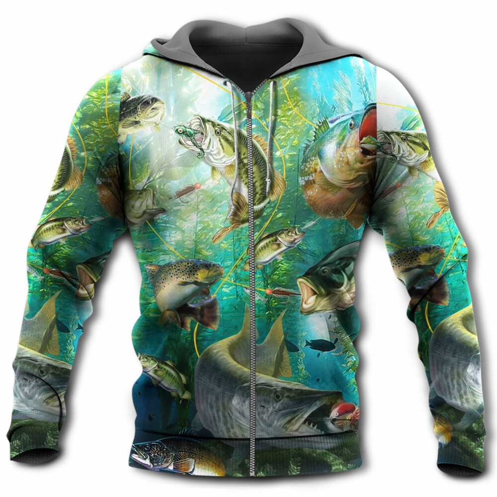 Fishing More Worry Less Fresh - Hoodie - Owl Ohh - Owl Ohh