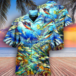 Ocean Marine Biology Swordfish - Hawaiian Shirt - Owl Ohh - Owl Ohh