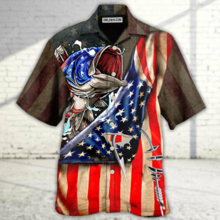 Fishing US Flag Cool Style - Hawaiian Shirt - Owl Ohh - Owl Ohh