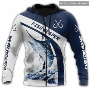 Fising Fish Reaper Personalized - Hoodie - Owl Ohh - Owl Ohh