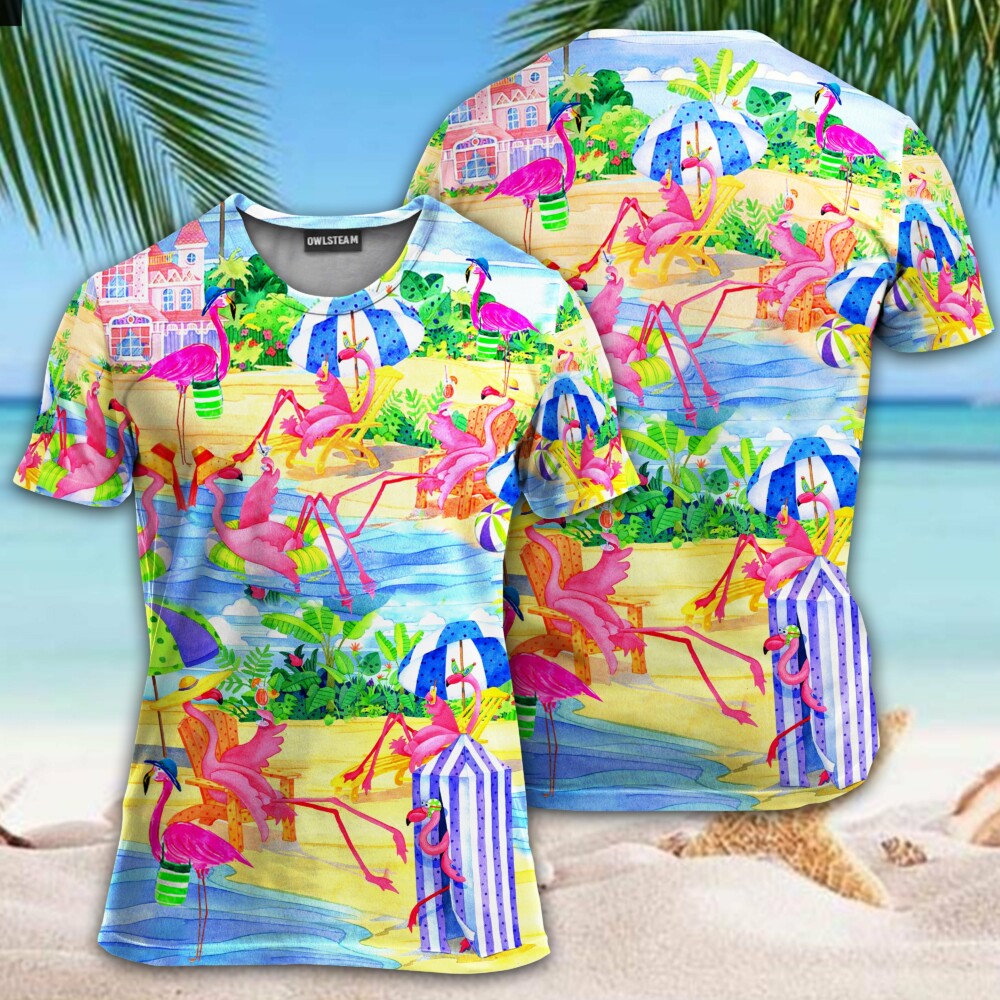 Flamingo Love Beach Amazing - Hoodie - HOOD18NGC270921