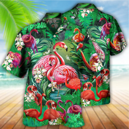 Flamingo Pink Love Life - Hawaiian Shirt - Owl Ohh - Owl Ohh