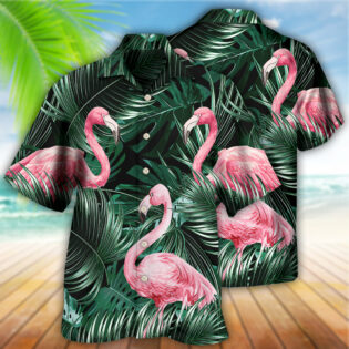 Flamingo Love Life Style - Hawaiian Shirt - Owl Ohh - Owl Ohh