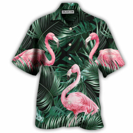 Flamingo Love Life Style - Hawaiian Shirt - Owl Ohh - Owl Ohh