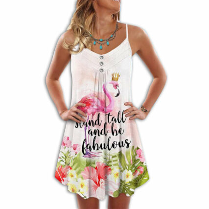 Flamingo Loves Summer Tropical Vibes Awesome - Summer Dress - Owl Ohh - Owl Ohh
