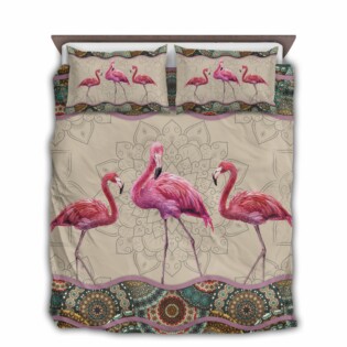 Flamingo Mandala Beautiful In Life - Bedding Cover - Owl Ohh - Owl Ohh