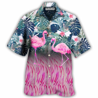 Flamingo Pink Flamingo Lover - Hawaiian Shirt - Owl Ohh - Owl Ohh