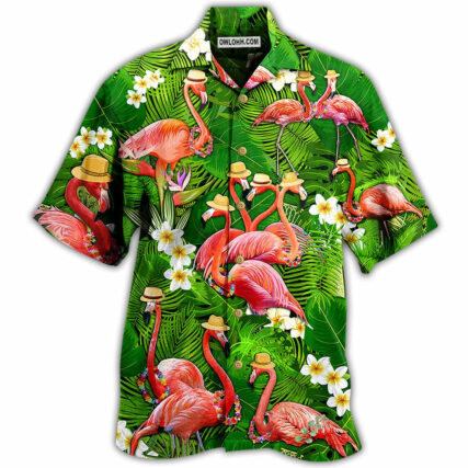 Flamingo Stand Tall And Be Fabulous - Hawaiian Shirt - Owl Ohh - Owl Ohh
