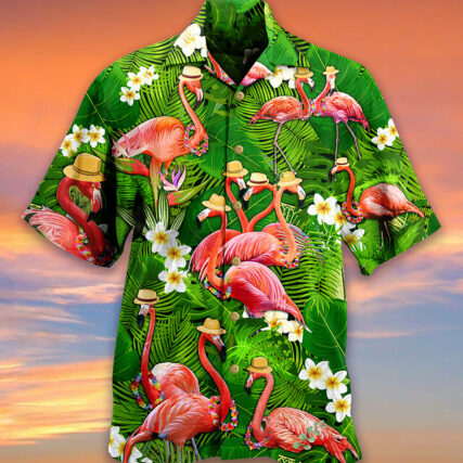 Flamingo Stand Tall And Be Fabulous - Hawaiian Shirt - Owl Ohh - Owl Ohh