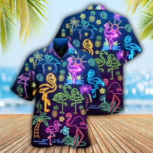 Flamingo Stand Tall And Dream Big - Hawaiian Shirt - Owl Ohh - Owl Ohh