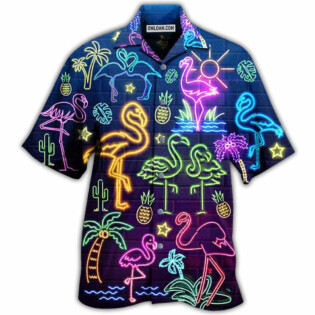 Flamingo Stand Tall And Dream Big - Hawaiian Shirt - Owl Ohh - Owl Ohh