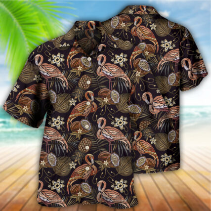 Flamingo Pineapple Vintage Classic - Hawaiian Shirt - Owl Ohh - Owl Ohh