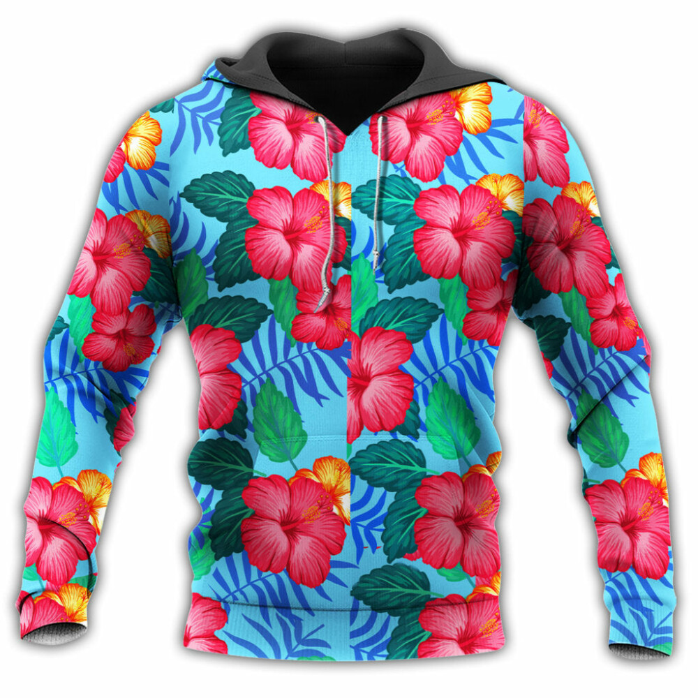 Flowers Tropical In Garden - Hoodie - Owl Ohh - Owl Ohh