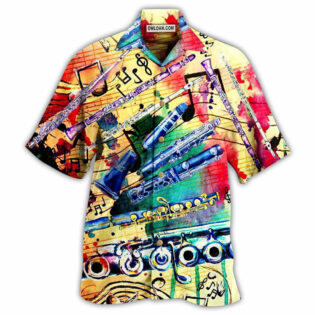 Flute Music Love Life Style So Cool - Hawaiian Shirt - Owl Ohh - Owl Ohh