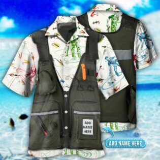 Fishing Fly Fishing Cool Personalized - Hawaiian Shirt - Owl Ohh - Owl Ohh