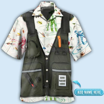Fishing Fly Fishing Cool Personalized - Hawaiian Shirt - Owl Ohh - Owl Ohh
