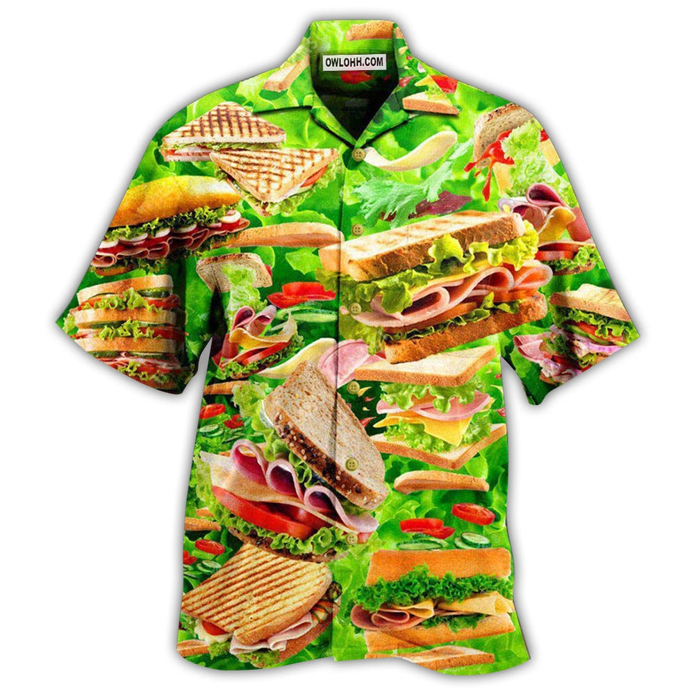Food All You Need Is Love And A Delicious Tasty Sandwich - Hawaiian Shirt - Owl Ohh - Owl Ohh