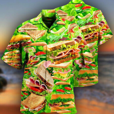 Food All You Need Is Love And A Delicious Tasty Sandwich - Hawaiian Shirt - Owl Ohh - Owl Ohh